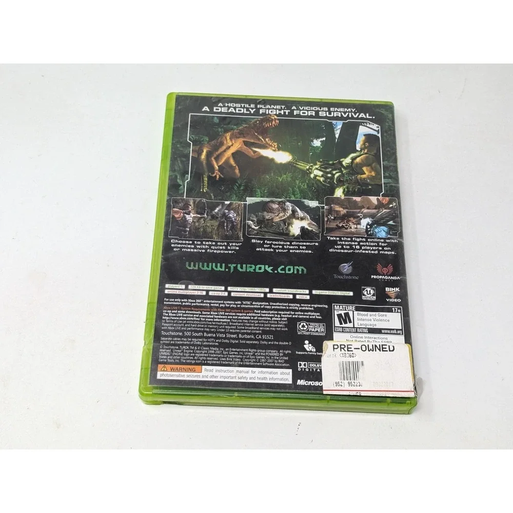 Turok (Microsoft Xbox 360, 2008)‎ Complete CIB - Tested